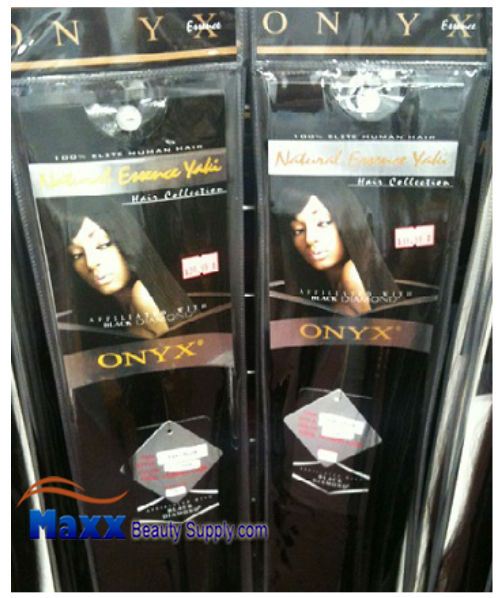 Black diamond ONYX Essence Human Hair Weave - Yaki 16", 18"